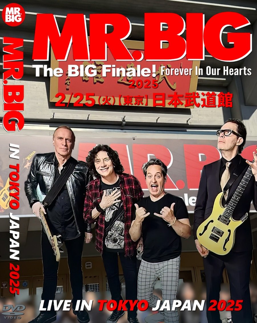 Mr. Big 2025年 ファイナル日本公演2月25日東京 4Cam Aud multi D