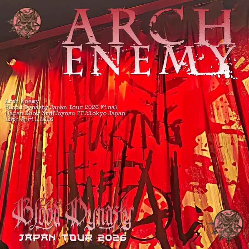 アーチ・エネミー2026年日本公演 4月18日東京 h_SBD+bonus | liveboo