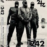 FRONT242　2025年ファイナルライブ1月25日ベルギーPro Blu-ray&DVD+2CD 4DiscVer