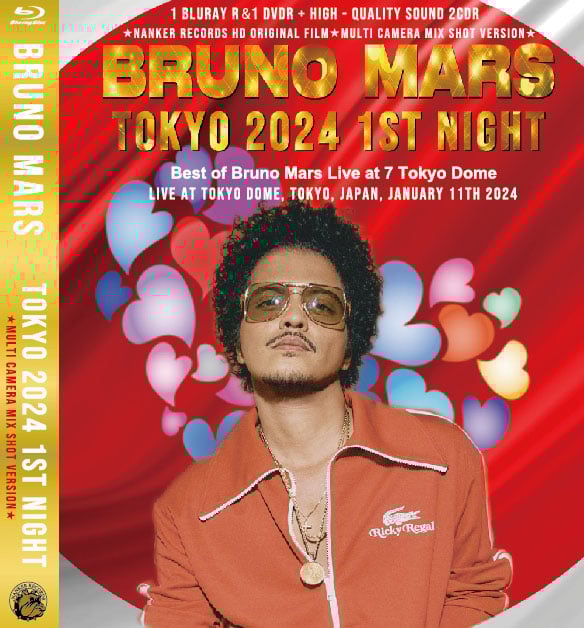 BRUNO MARS 「TOKYO 2024 1ST NIGHT」（4disc Ver) Vo