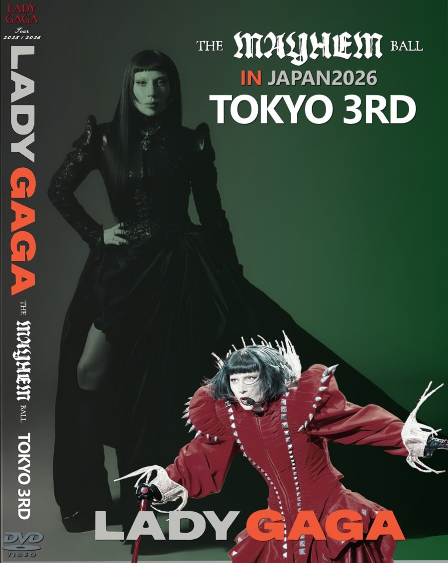 Lady GaGa -2026年日本公演1月29日東京ドーム 3Cam multi Audsh