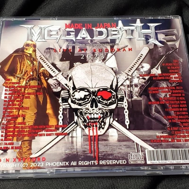 レア　200枚限定　メガデス リトグラフ　武道館　megadeth メタリカ レア 200枚限定 メガデス リトグラフ 武道館 megadeth メタリカ レア
