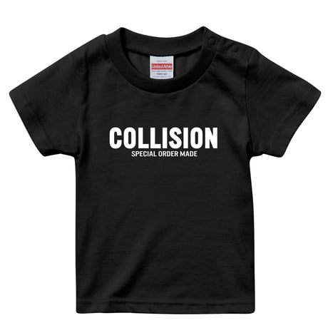 COLLISION BASIC LOGO T-shirt  少年と少女と女子用