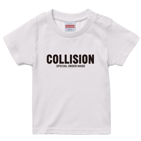 COLLISION BASIC LOGO T-shirt  少年と少女と女子用