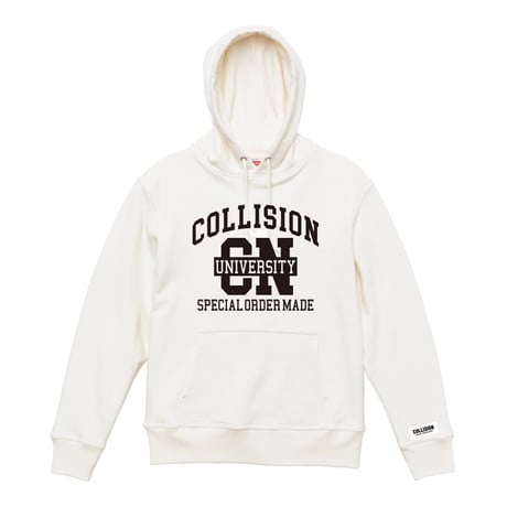 COLLISION CN12.7オンス ヘヴィーウェイトスウェットパーカーカレッジ