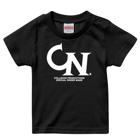 COLLISION MAIN LOGO T-shirt  少年と少女と女子用
