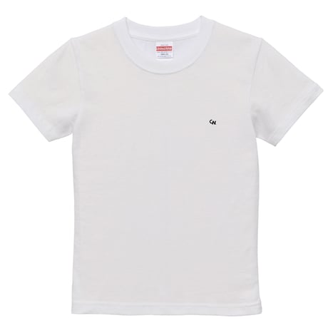 COLLISION BASIC 刺繍LOGO T-shirt  少年と少女と女子用