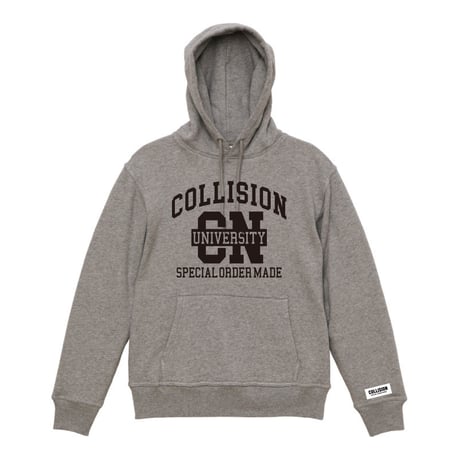 COLLISION CN12.7オンス ヘヴィーウェイトスウェットパーカーカレッジ