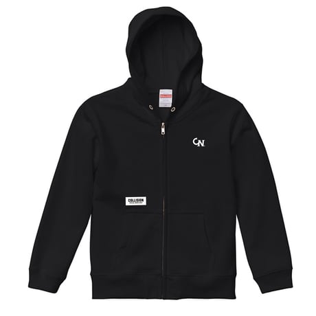 COLLISION CNキッズ用ジップアップパーカー