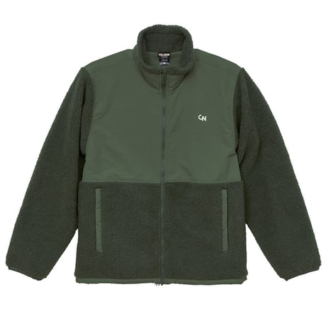 CNシープボアフリーススタンドジャケット
