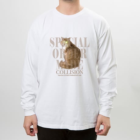 COLLISION VINTAGE CLOTHINGS 猫ロングTシャツ