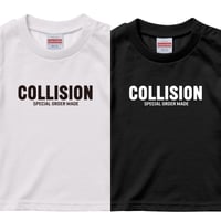 COLLISION BASIC LOGO T-shirt  少年と少女と女子用