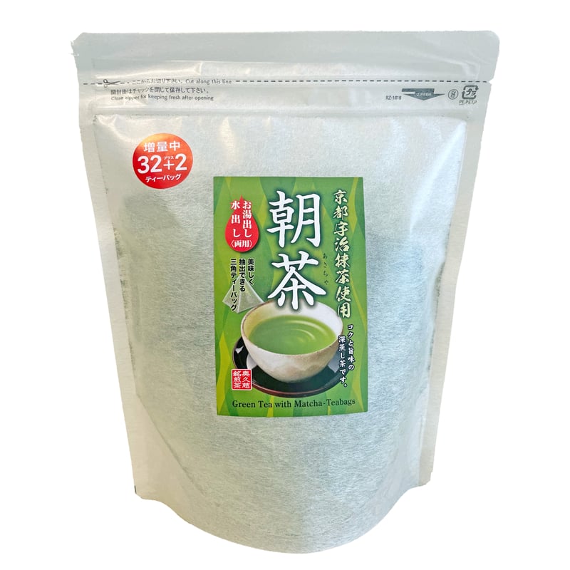 京都宇治抹茶使用 朝茶 32個入り | 郡山鈴木食品｜公式オンラインショップ