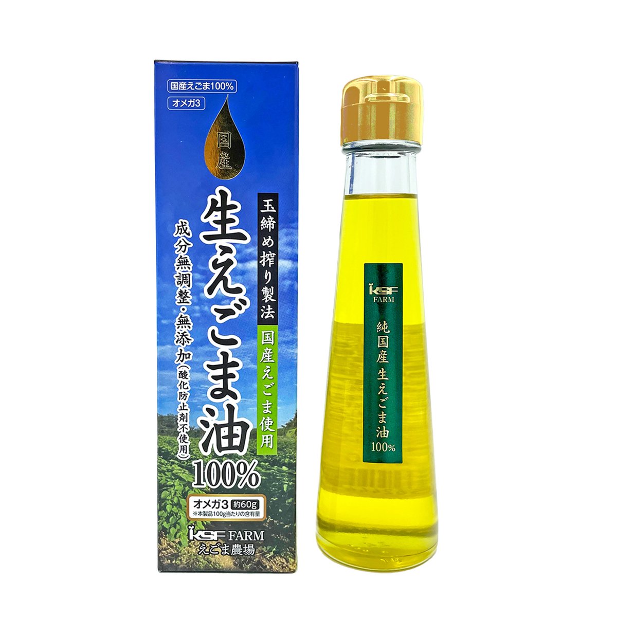 KSF 国産えごま一番搾り 95g | 郡山鈴木食品|公式オンライン KSF 国産えごま一番搾り 95g | 郡山鈴木食品|公式オンライン