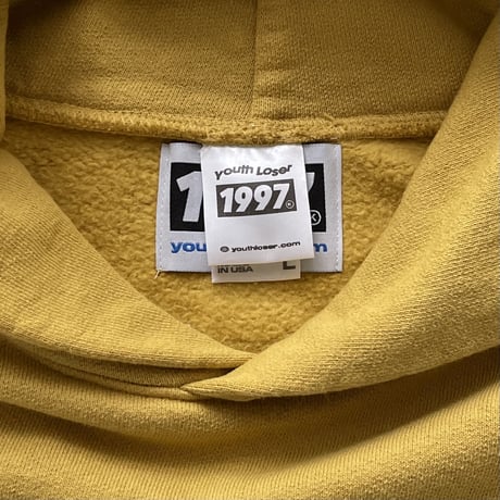 GIZAGIZA YOUTHLOSER MUSTARD HOODIE