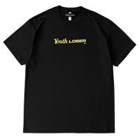 LOGO T-SHIRT BLACK PATINA YELLOW