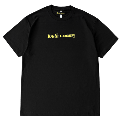 LOGO T-SHIRT BLACK PATINA YELLOW