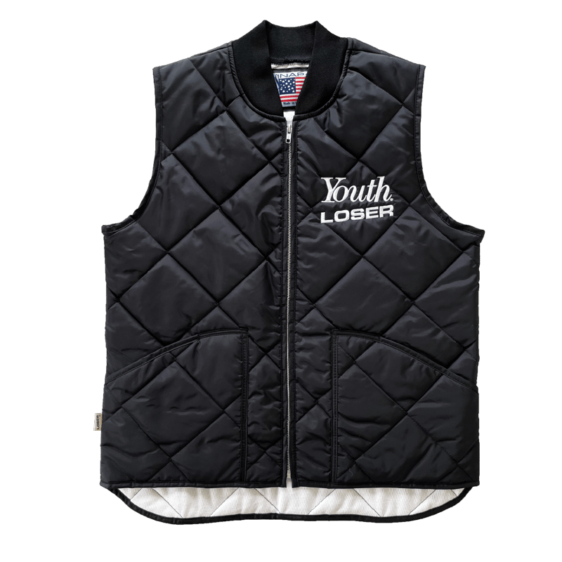 QUILTING MAGAZINE VEST JACKET-BLACK QUILTING MAGAZINE VEST QUILTING MAGAZINE VEST JACKET-BLACK QUILTING MAGAZINE VEST
