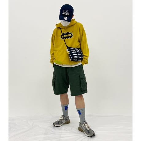 GIZAGIZA YOUTHLOSER MUSTARD HOODIE