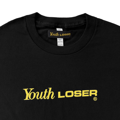 LOGO T-SHIRT BLACK PATINA YELLOW