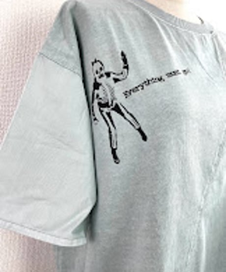 ピグメント天竺パッチワークTシャツ(AF202013-65)