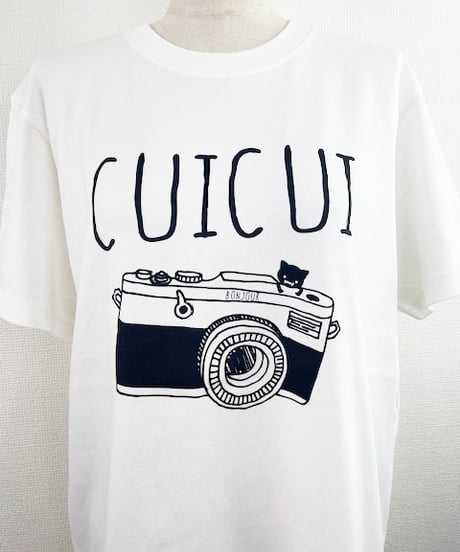 CUICUIカメラ Tシャツ(RF258011-01)