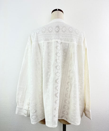 レース長袖シャツ(RE031015-01)