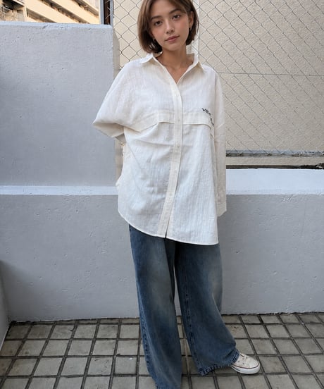 WWL!スラブワイドシャツ(AE003015-01)