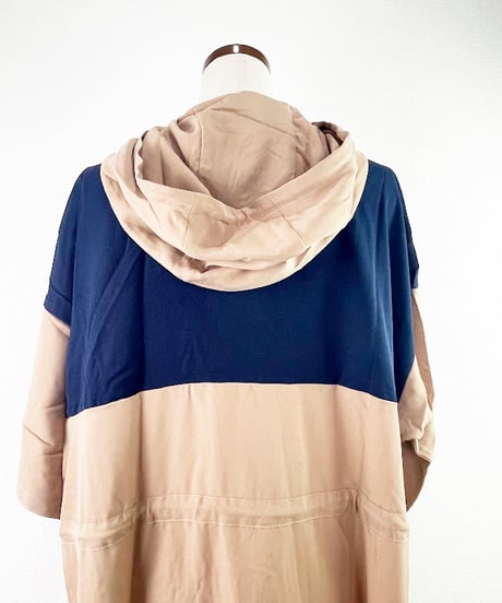 【SAMPLE】フーディーロングZIPワンピース（SA081）