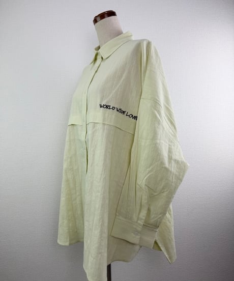 WWL!スラブワイドシャツ(AE003015-80)