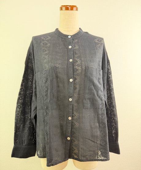 レース長袖シャツ(RE031015-09)