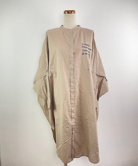 オーバーサイズワンピースブラウス(RE014014-40）