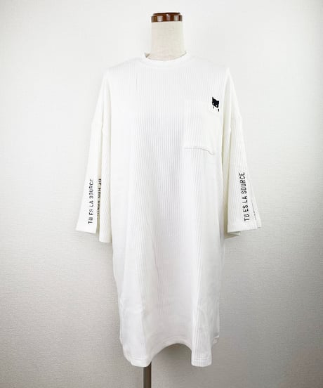 【SAMPLE】リブワンピース（SR176-01）