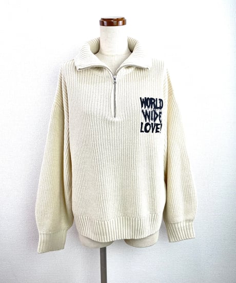 WWL! ハーフジップニット(AI003014-92)