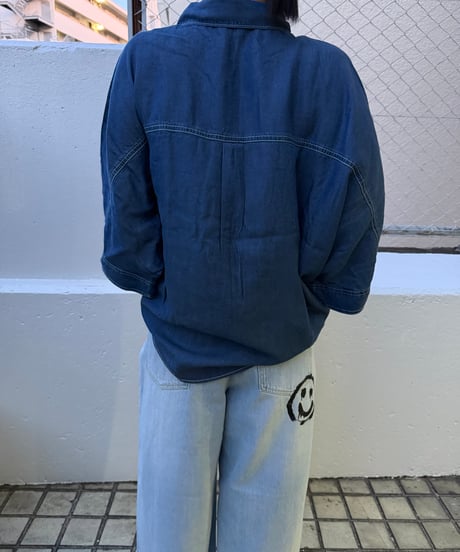 テンセルデニムドルマンシャツ（AE004015-32)