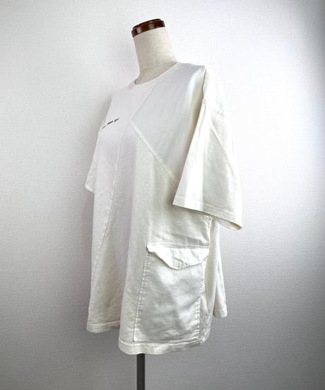 ピグメント天竺パッチワークTシャツ(AF202013-01)