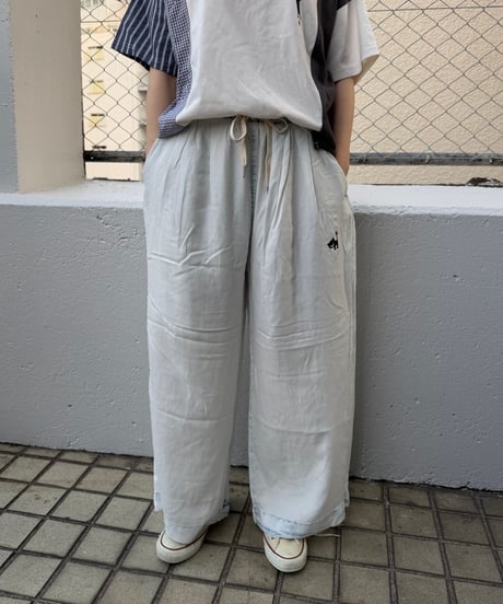 4.5OZテンセルワイドパンツ(RH005015-01)