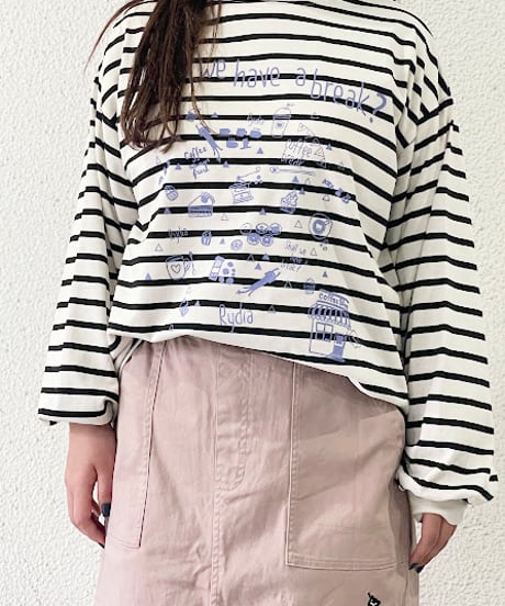 ギャザーハイネックロンTEE(RF156012-00)