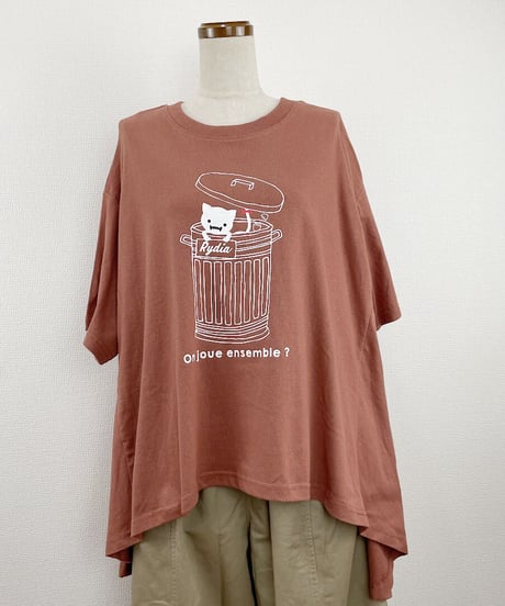 【B品】フレアーテントラインTシャツ＊シミ、汚れ(RF212007-47B)