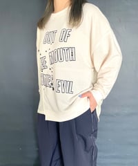 TC裏毛ワッフル切り替えトップス(AF302013-92)