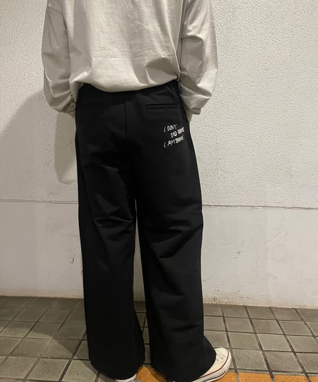 CT裏毛タックパンツ(AH006015-09)