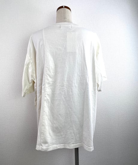 ピグメント天竺パッチワークTシャツ(AF202013-01)