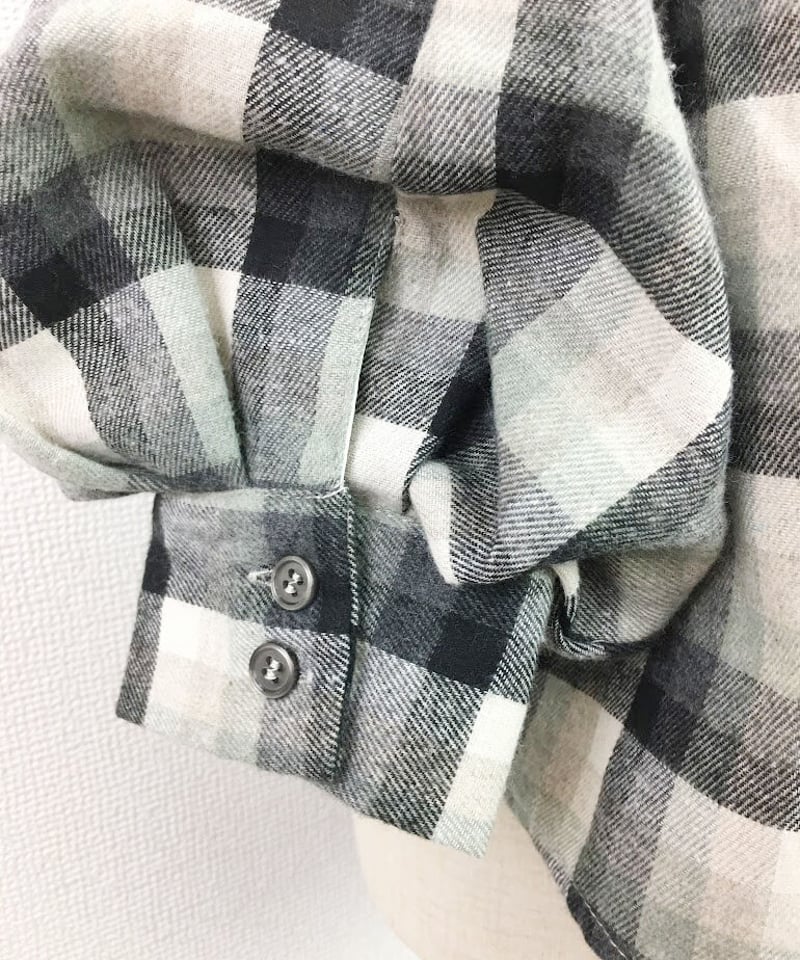 チェックボリューム袖シャツ(RE033010-60) | W/R.com