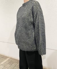 配色片畔オーバーニット(AI126012-09)