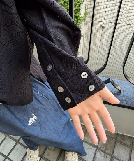 レース長袖シャツ(RE031015-09)