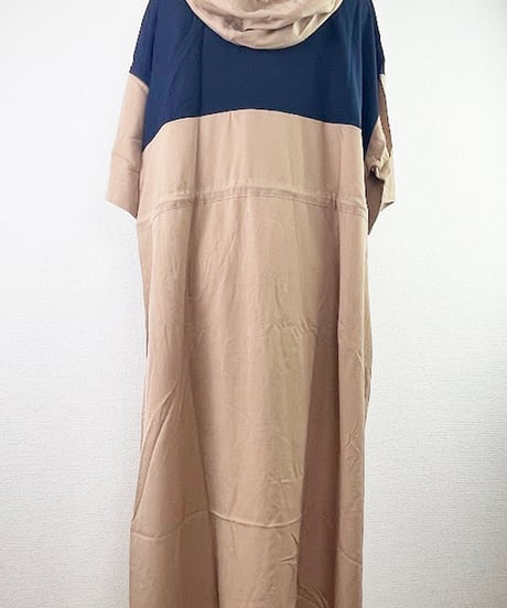 【SAMPLE】フーディーロングZIPワンピース（SA081）