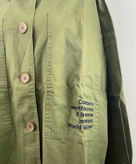 【SAMPLE】ワイドJK(SA183) ＊片袖ボタンはずれ