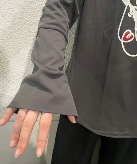 スリーブスリットロンTEE(AF102013-09)