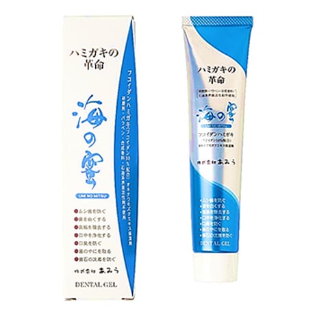 『舌はうそをつかない！』                                    海の蜜フコイダンハミガキジェル 　https://www.amiu.co.jp/uminomitsu/