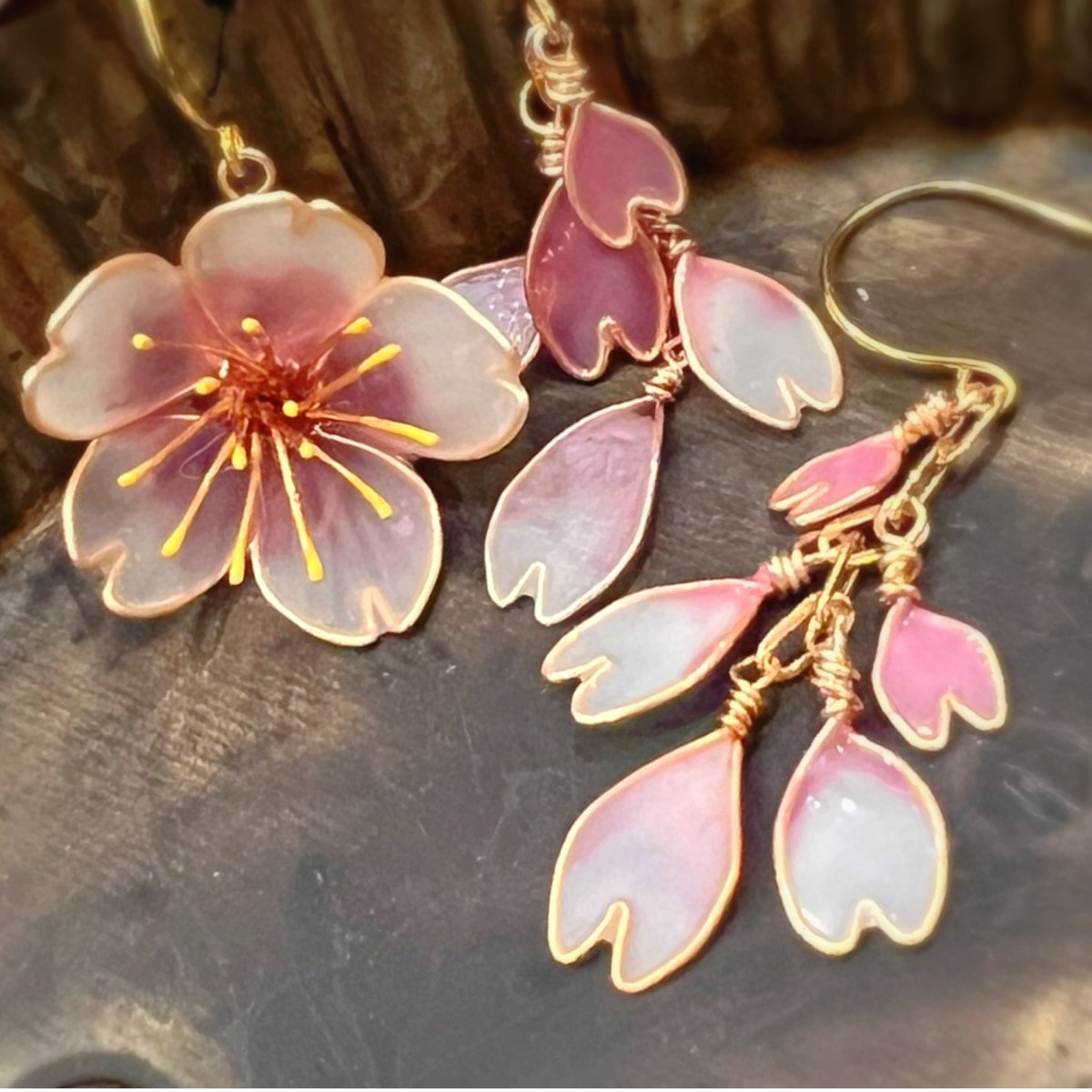 アンデルヨン　桜イヤリング 桜の耳飾り | アンデルヨン